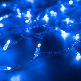 Фото #1 товара Светодиодная гирлянда ARD-STRING-CLASSIC-1000-CLEAR-100LED-PULSE Blue (230V, 7W) (Ardecoled, IP65, 1 год)