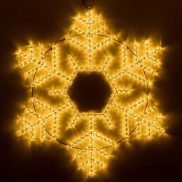 Фото #1 товара Фигура светодиодная ARD-SNOWFLAKE-M10-1000x900-504LED Warm (230V, 31W) (Ardecoled, IP65, 1 год)