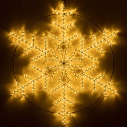 Фото #1 товара Фигура светодиодная ARD-SNOWFLAKE-M3-920x920-432LED Warm (230V, 30W) (Ardecoled, IP65, 1 год)
