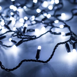 Фото #1 товара Светодиодная гирлянда ARD-STRING-CLASSIC-10000-BLACK-100LED-MILK-FLASH White (230V, 7W) (Ardecoled, IP65, 1 год)