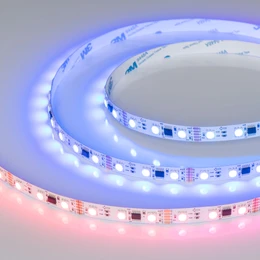 Фото #1 товара Светодиодная лента DMX-B60-10mm 12V RGB-PX3 (14 W/m, IP20, 5m) (Arlight, -)