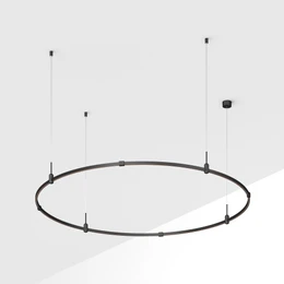 Фото #1 товара Основание ART-APRIORI-ROUND-HANG-R1800 (BK) (Arlight, IP20 Металл, 3 года)