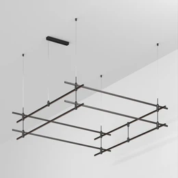 Фото #1 товара Основание ART-APRIORI-QUADRAT-2-HANG-2000x2000 (BK) (Arlight, IP20 Металл, 3 года)