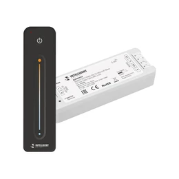 Фото #1 товара INTELLIGENT ARLIGHT Диммер SMART-SET-PWM-102-72-MIX-SUF Black (12-24V, 2x5A, ПДУ LINE, 2.4G) (IARL, Контроллер)