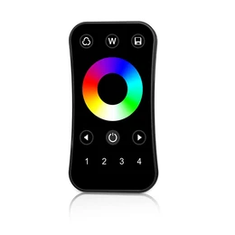 Фото #1 товара INTELLIGENT ARLIGHT Пульт SMART-801-52-4G-1SC-RGBW Black (3V, 2.4G) (IARL, IP20 Пластик, 5 лет)