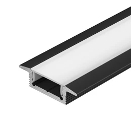 Фото #1 товара Профиль SL-SLIM-H7-F25-2000 BLACK (Arlight, Алюминий)