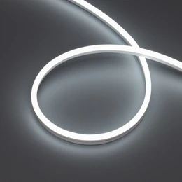 Фото #1 товара Светодиодная лента герметичная HALO-SIDE-A160-06x13mm 24V White6000 (10 W/m, IP67, 5m, wire x1) (Arlight, Силикон, 3 года)
