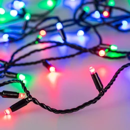 Фото #1 товара Светодиодная гирлянда ARD-STRING-CLASSIC-10000-BLACK-100LED-LIVE RGB-DMX (24V, 10W) (Ardecoled, IP65, 1 год)
