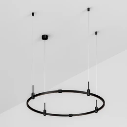 Фото #1 товара Основание ART-APRIORI-ROUND-HANG-R1000 (BK) (Arlight, IP20 Металл, 3 года)