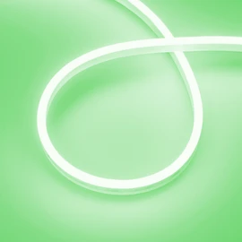 Фото #1 товара Светодиодная лента герметичная AURORA-PS-A120-12x6mm 24V Green (10 W/m, IP65, 2835, 5m) (Arlight, Силикон, 2 года)