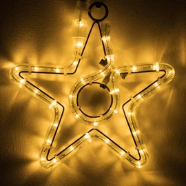 Фото #1 товара Фигура светодиодная ARD-STAR-M4-200x220-36LED Warm (230V, 2.5W) (Ardecoled, IP65, 1 год)