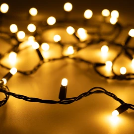 Фото #1 товара Светодиодная гирлянда ARD-STRING-CLASSIC-10000-BLACK-100LED-MILK-STD Warm (230V, 7W) (Ardecoled, IP65, 1 год)