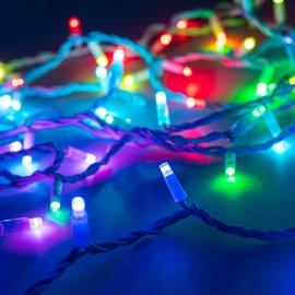 Фото #1 товара Светодиодная гирлянда ARD-STRING-PRO-10000-WHITE-100LED-LIVE RGB-DMX (24V, 10W) (Ardecoled, IP65, 2 года)