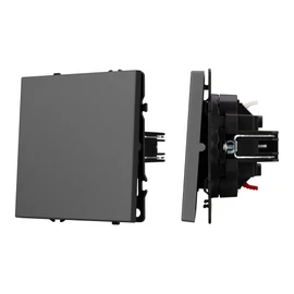 Фото #1 товара ARL NOBE Выключатель 1 кл софт-тач серый базальт SWT-MK01-SFPL-GR (250V, 10A) (Arlight, -)