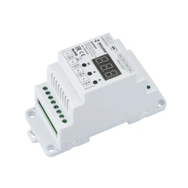 Фото #1 товара INTELLIGENT ARLIGHT Диммер SMART-DALI-104-62-ADDR-RGBW-DT6/DT8-PD-DIN White (12-48V, 4x5А) (IARL, IP20 Пластик, 5 лет)