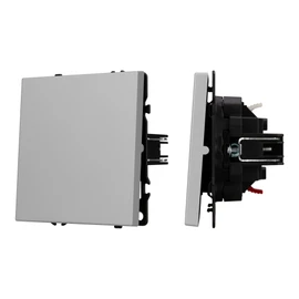 Фото #1 товара ARL NOBE Выключатель 1 кл софт-тач никель SWT-MK01-SFPL-IS (250V, 10A) (Arlight, -)