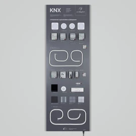 Фото #1 товара Стенд Системы Управления KNX-1760х600 мм (пленка, лого) (Arlight, -)