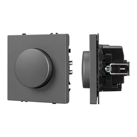 Фото #1 товара ARL NOBE Светорегулятор задний фронт TRIAC серый базальт софт-тач SWT-DLR-SFPL-GR (250V, 300W) (Arlight, Серый базальт)