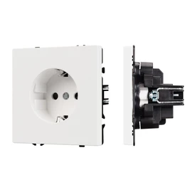 Фото #1 товара ARL NOBE Розетка зк со шторками софт-тач белый кварц SCT-MEU-SFPL-WH (250V, 16A) (Arlight, -)