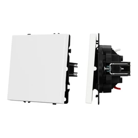 Фото #1 товара ARL NOBE Выключатель 1 кл софт-тач белый кварц SWT-MK01-SFPL-WH (250V, 10A) (Arlight, -)