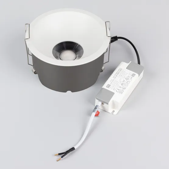 Фото #4 товара Светильник MS-HARBOR-R123-20W Warm3000 (WH, 24 deg, 230V) (Arlight, IP20 Металл, 5 лет)