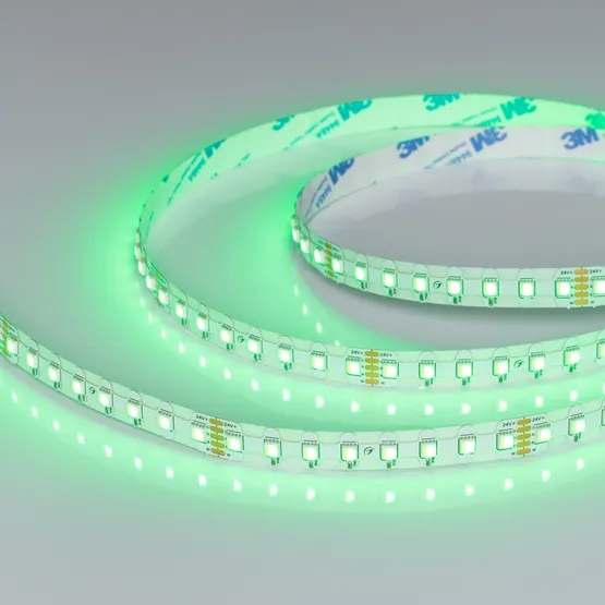 Фото #8 товара Светодиодная лента герметичная RZ-NANO-H96-12mm 24V RGBW-Day (12 W/m, IP54, 5m) (Arlight, CRI>90)