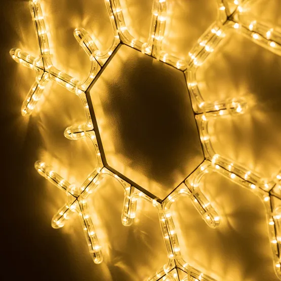 Фото #2 товара Фигура светодиодная ARD-SNOWFLAKE-M5-600x600-360LED Warm (230V, 20W) (Ardecoled, IP65, 1 год)
