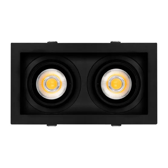 Фото #5 товара Светильник MS-VORTEX-BUILT-S210x117-2x20W Warm3000 (BK-BK, 40 deg, 230V) (Arlight, IP20 Металл, 5 лет)