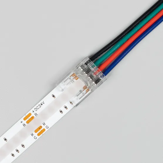 Фото #2 товара Коннектор COB-RGB-10mm-4pin-STW-L150 (Arlight, Лента-Провод)
