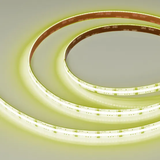 Фото #4 товара Светодиодная лента герметичная COB-SE-X840-10mm 24V RGB (16 W/m, IP65, CSP, 5m) (Arlight, -)