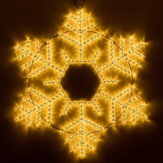 Фото #1 товара Фигура светодиодная ARD-SNOWFLAKE-M10-1000x900-504LED Warm (230V, 31W) (Ardecoled, IP65, 1 год)