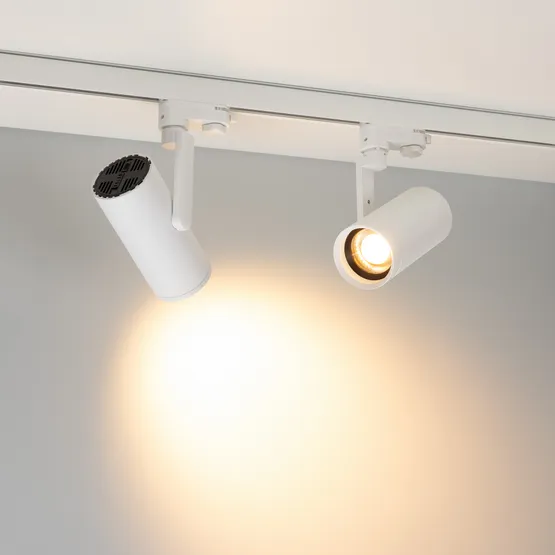 Фото #3 товара Светильник LGD-URANUS-4TR-R75-18W/25W Warm3500-MIX (WH, 20-50 deg, side holder, 230V) (Arlight, IP20 Металл, 5 лет)