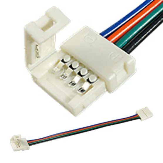 Фото товара Коннектор выводной FIX-RGB10-2S-15cm (Arlight, -)
