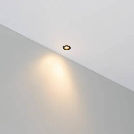 Фото #2 товара Светильник ART-PICCOLO-BUILT-R13-1W Warm3000 (BK, 30 deg, 3V) (Arlight, IP40 Металл, 3 года)