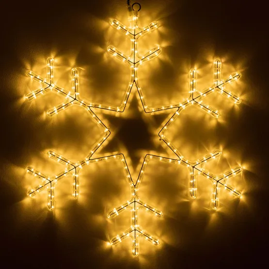 Фото #1 товара Фигура светодиодная ARD-SNOWFLAKE-M4-750x750-324LED Warm (230V, 18W) (Ardecoled, IP65, 1 год)