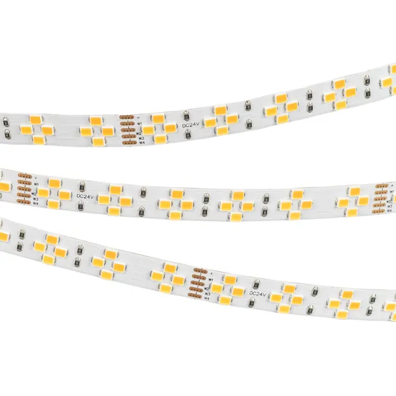 Фото #4 товара Светодиодная лента RT-A240-10mm 24V Warm-MIX (20 W/m, IP20, 2835, 5m) (Arlight, Изменяемая ЦТ)