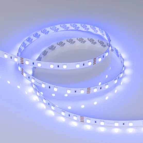 Фото #10 товара Светодиодная лента RT-B60-10mm 24V RGB (14.4 W/m, IP20, 5060, 5m) (Arlight, Открытый)