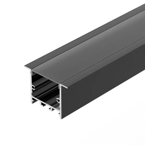 Фото #2 товара Профиль SL-LINIA49S-F-2000 ANOD BLACK (Arlight, Алюминий)