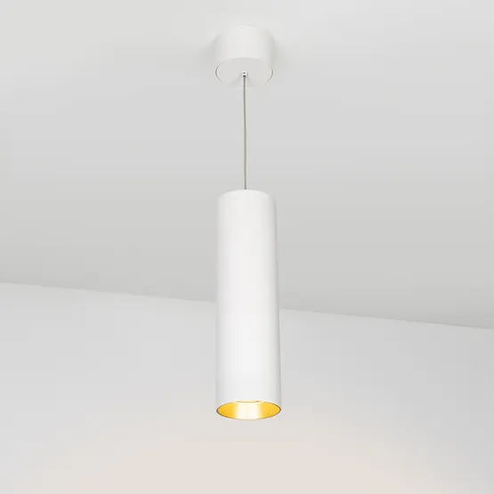 Фото #2 товара Светильник SP-POLO-HANG-LONG300-R85-15W Warm3000 (WH-GD, 40 deg) (Arlight, IP20 Металл, 3 года)