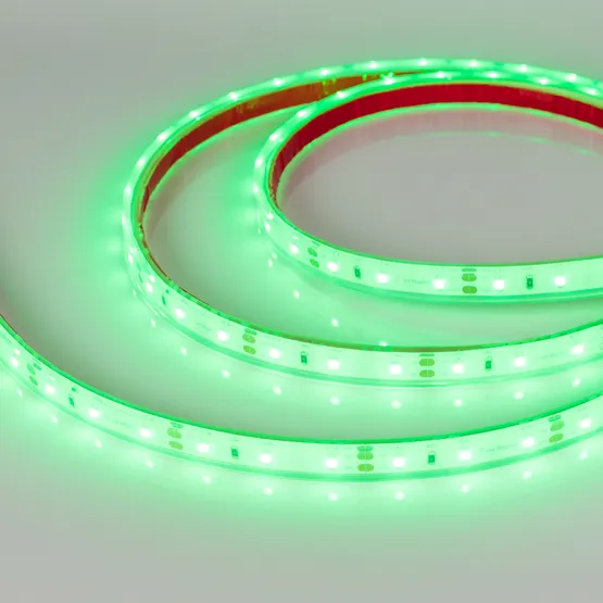 Фото #4 товара Светодиодная лента RTW 2-5000PGS 12V Green (3528, 300 LED, LUX) (Arlight, 4.8 Вт/м, IP67)