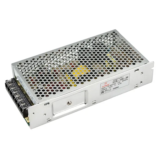 Фото товара Блок питания HTS-100-24 (24V, 4.2A, 100W) (Arlight, IP20 Сетка, 3 года)