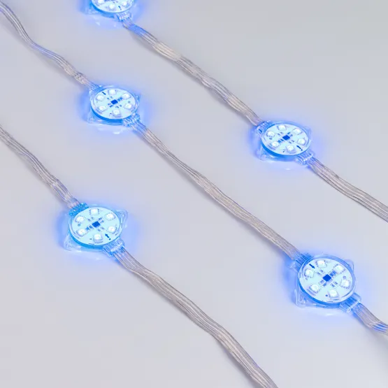 Фото #3 товара Флэш-модуль VISOR-SPI-D40-6LED-24V RGB (Arlight, IP68 Пластик, 3 года)