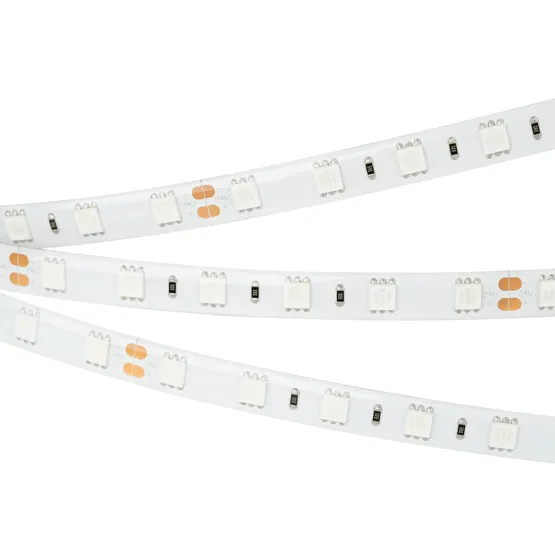 Фото #3 товара Светодиодная лента RTW 2-5000SE 24V Red 2x (5060, 300 LED, LUX) (Arlight, 14.4 Вт/м, IP65)