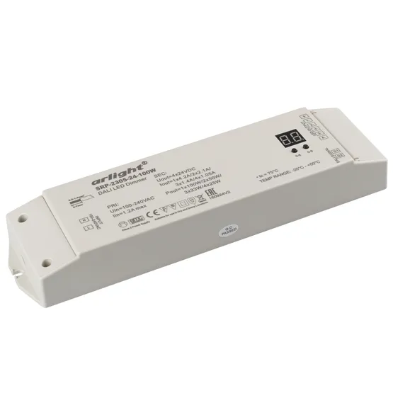 Фото товара Диммер DALI-SRP-2305-24-100W-CV (220V, 24V, 100W) (Arlight, Пластик)