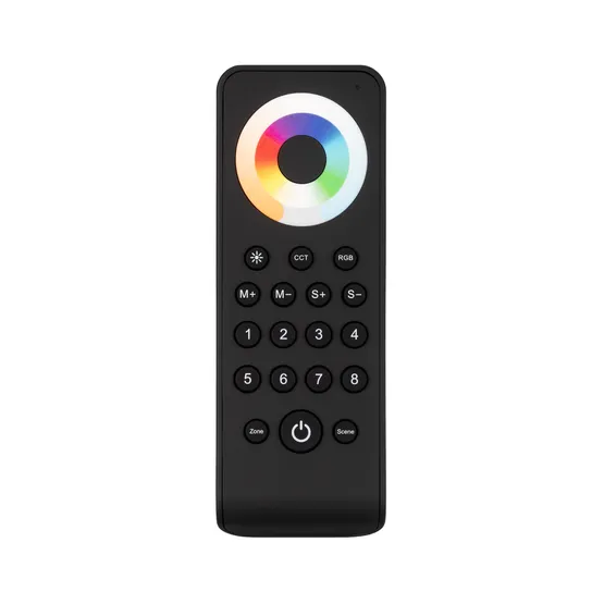 Фото #2 товара INTELLIGENT ARLIGHT Пульт SMART-801-52-8G-8SC-MULTI Black (3V, 2.4G) (IARL, IP20 Пластик, 5 лет)