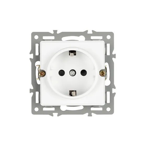 Фото #2 товара Механизм электрической розетки SCT-GP-MEU-PL-WH (250V, 16A) (Arlight, -)