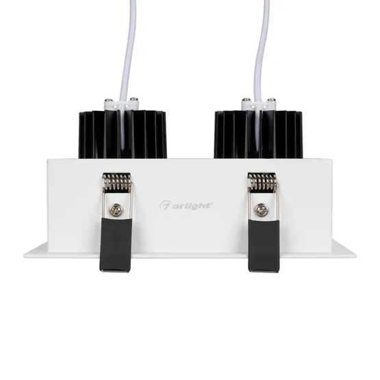 Фото #5 товара Светильник CL-KARDAN-S180x102-2x9W White (WH, 38 deg) (Arlight, IP20 Металл, 3 года)