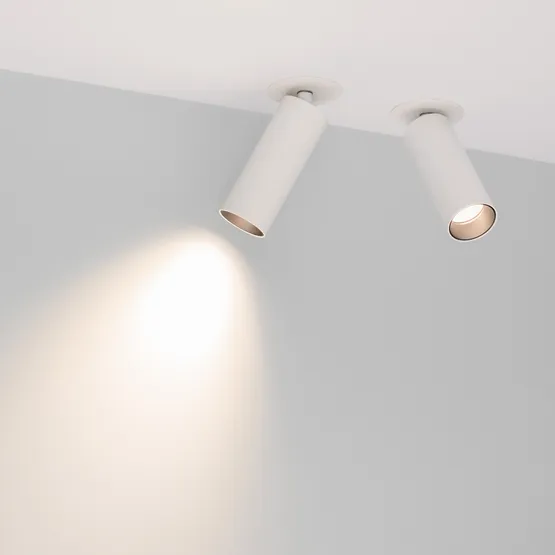 Фото #2 товара Светильник SP-NUANCE-BUILT-FLAP-R35-7W Warm3000 (WH, 36 deg, 230V) (Arlight, IP40 Металл, 5 лет)