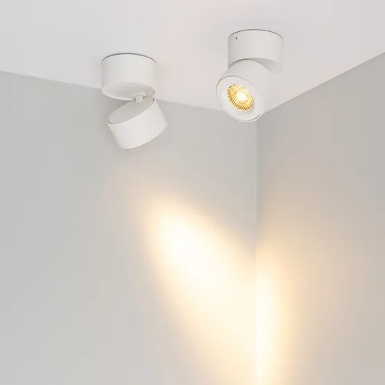Фото #5 товара Светильник SP-POINT-SURFACE-R85-12W Warm3200-MIX (WH, 15 deg, 230V) (Arlight, IP20 Металл, 5 лет)