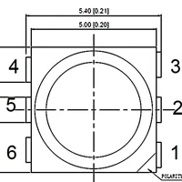 Фото #2 товара Светодиод ARL-5060NW3 White (H343) (Arlight, SMD 5060 (PLCC6))